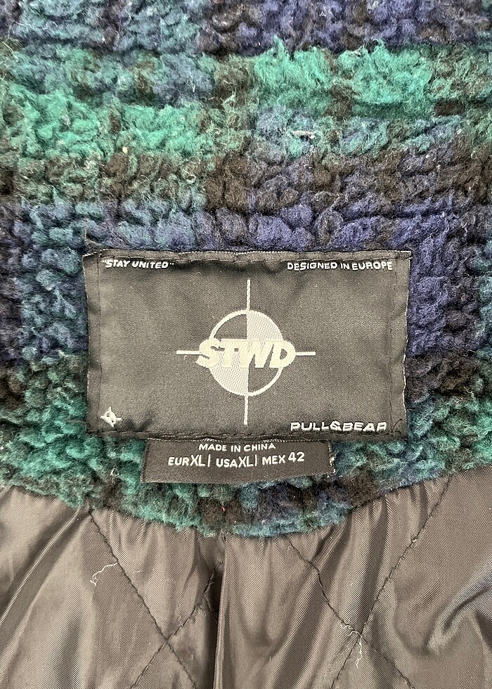 Pull&Bear yünlü ceket - Görsel 4