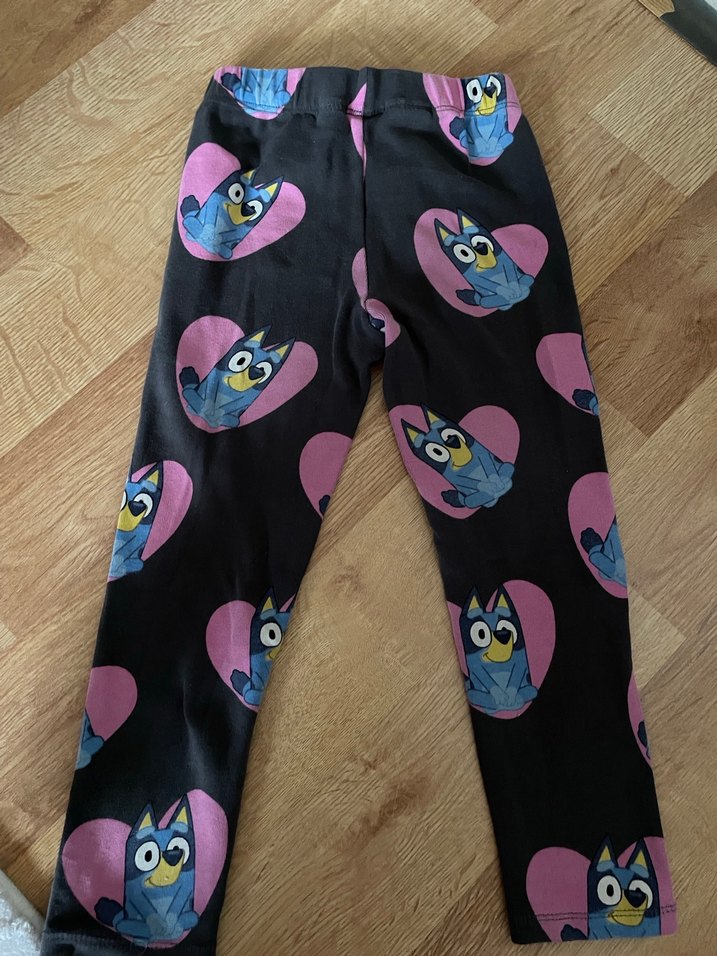 Kız Çocuk Gri Desenli Rahat Tayt - Görsel 2