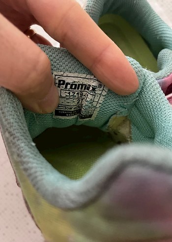 Kız Çocuk Çok Renkli Bağcıklı Spor Ayakkabı - Görsel 3