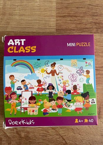 Doerkids Çok Renkli Mini Çocuk Yapbozu - Görsel 2