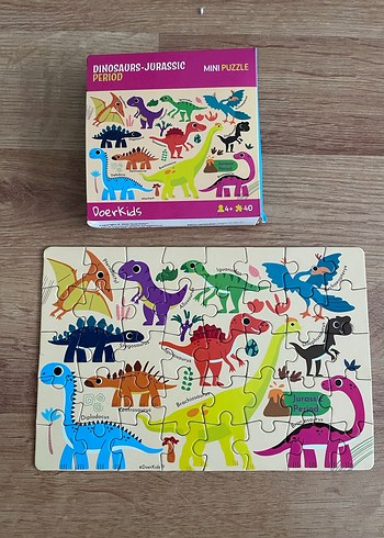 Doerkids Çok Renkli Mini Çocuk Yapbozu - Görsel 5