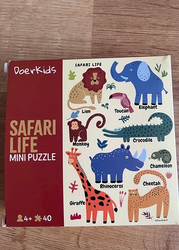 Doerkids Çok Renkli Mini Çocuk Yapbozu - Görsel 3