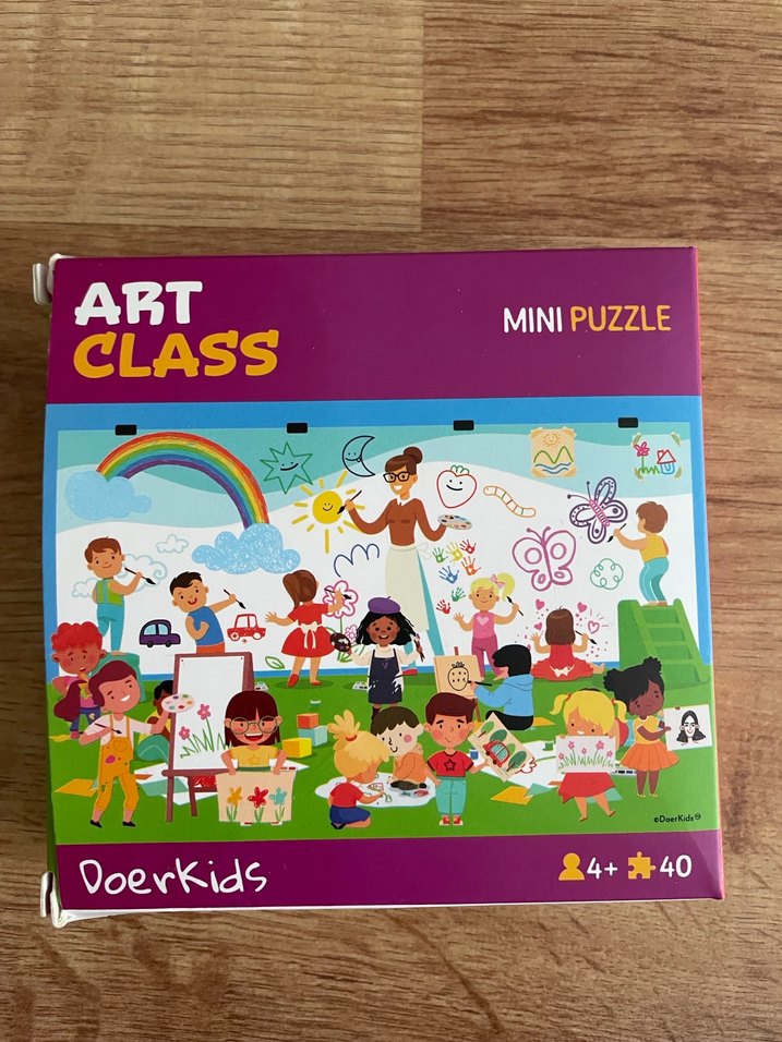 Doerkids Çok Renkli Mini Çocuk Yapbozu - Görsel 2