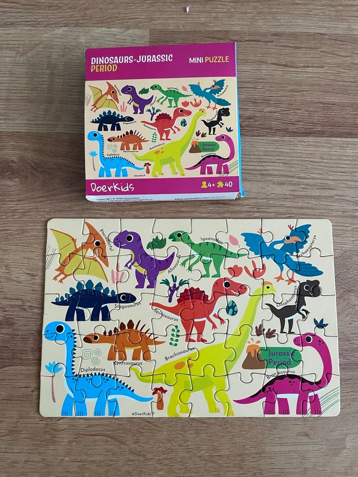 Doerkids Çok Renkli Mini Çocuk Yapbozu - Görsel 5