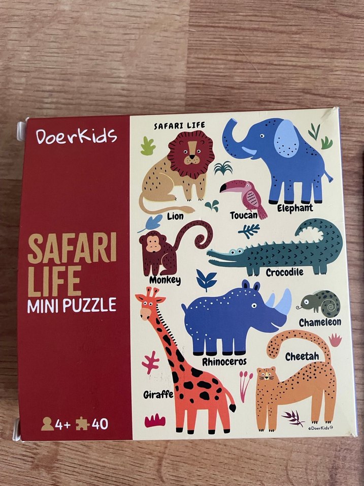 Doerkids Çok Renkli Mini Çocuk Yapbozu - Görsel 3