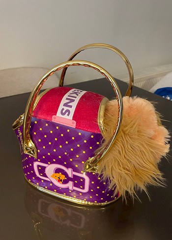 Renkli Pembe Peluş Köpek Oyuncak - Görsel 2