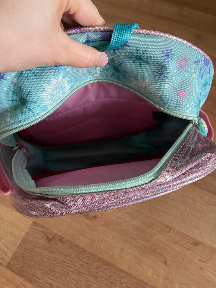 Turkuaz Elsa Temalı Çocuk Okul Çantası - Görsel 4