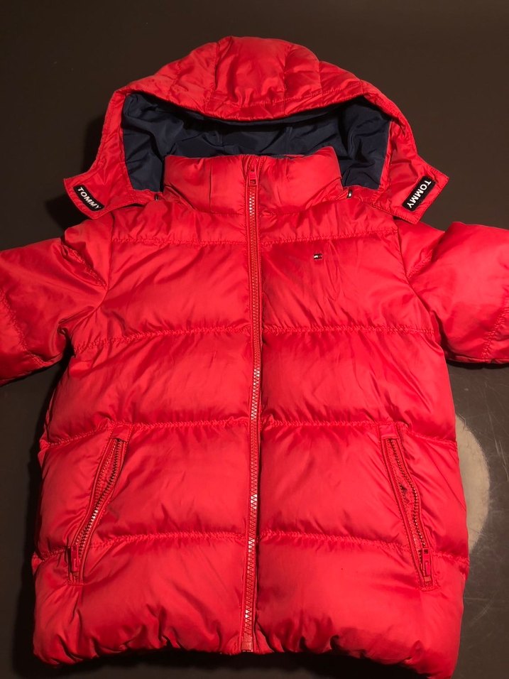 Kırmızı Fermuarlı Çocuk Kış Montu - Görsel 5