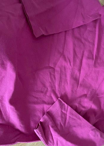 Düğmeli Pembe Lacoste Kız çocuk Polo Tişört - Görsel 3