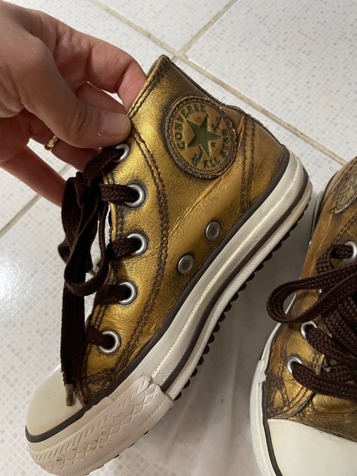 Converse 28 numara kız çocuk ayakkabısı - Görsel 4