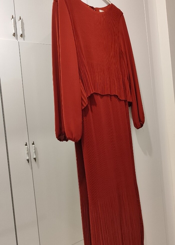 Şifon elbise - Görsel 3