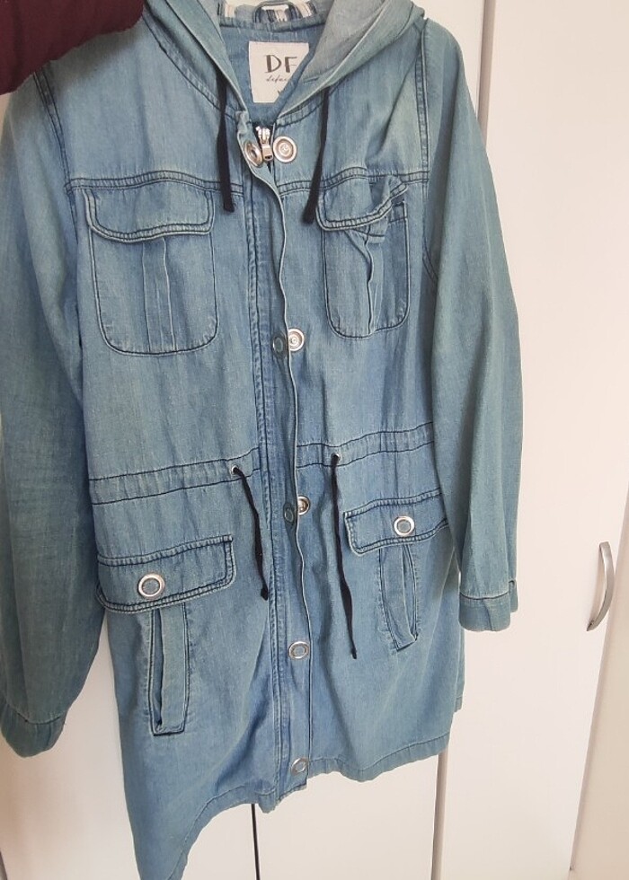 Jean kap ceket - Görsel 3