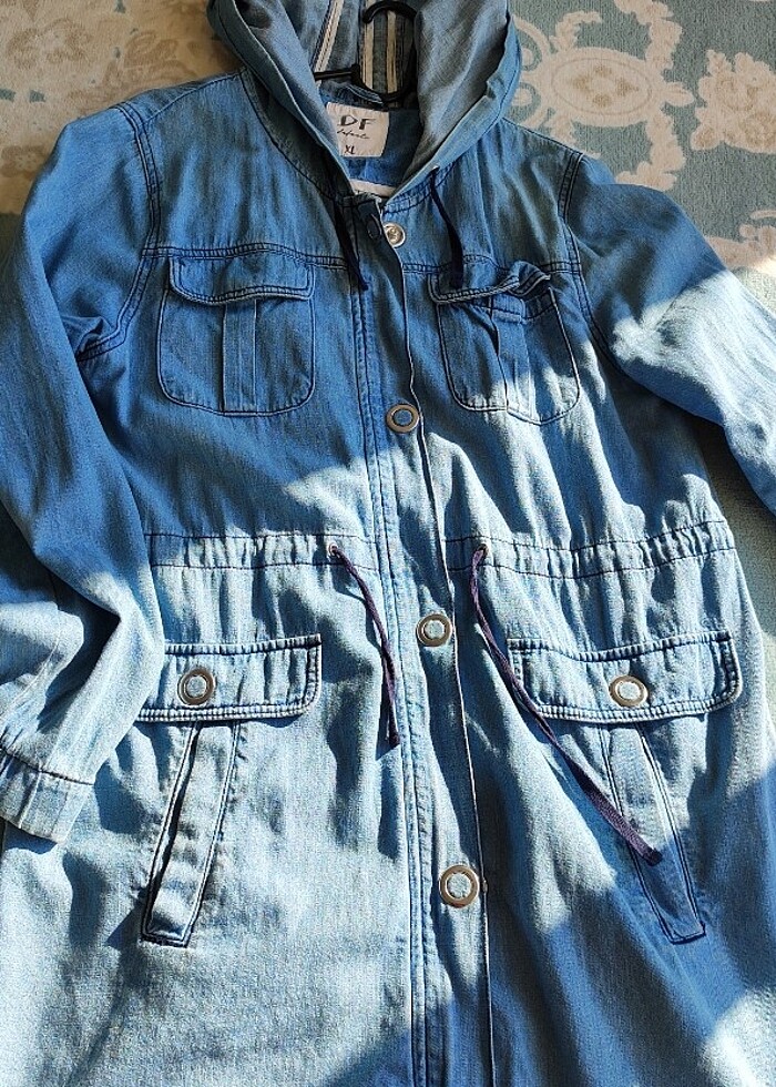 Jean kap ceket - Görsel 4