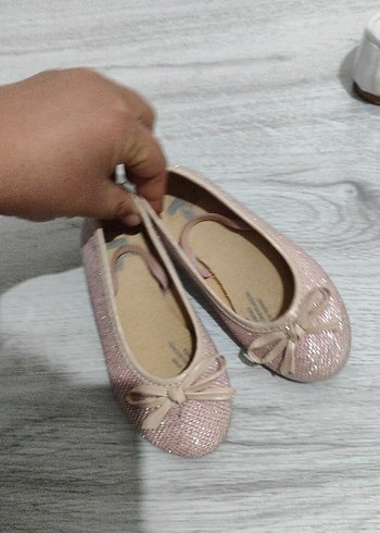 Kız Çocuk Pembe Fiyonk Detaylı Babet - Görsel 4