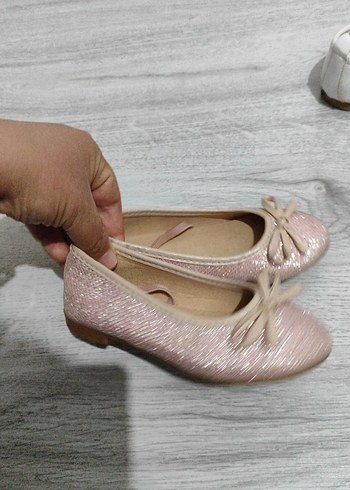 Kız Çocuk Pembe Fiyonk Detaylı Babet - Görsel 3