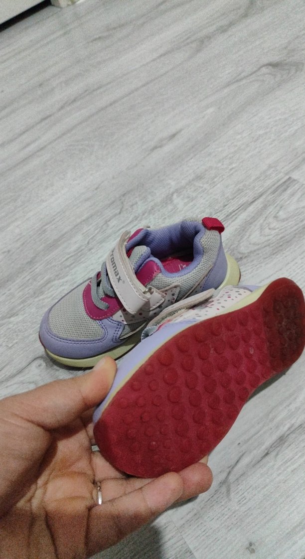 Kız Çocuk Renkli Bağcıksız Sneakers - Görsel 2