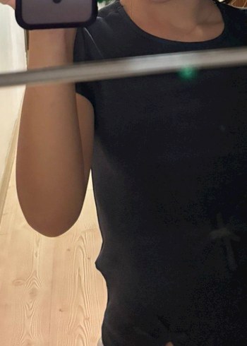 s Beden gri Renk zara gri fiyonk detaylı üst