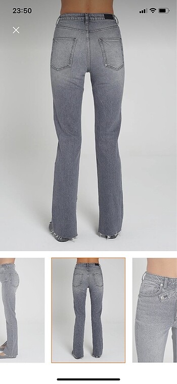 xs Beden gri Renk Cross jean pantolon