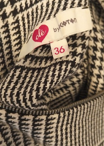 Kadın Ekose Kışlık Elbise - Görsel 6