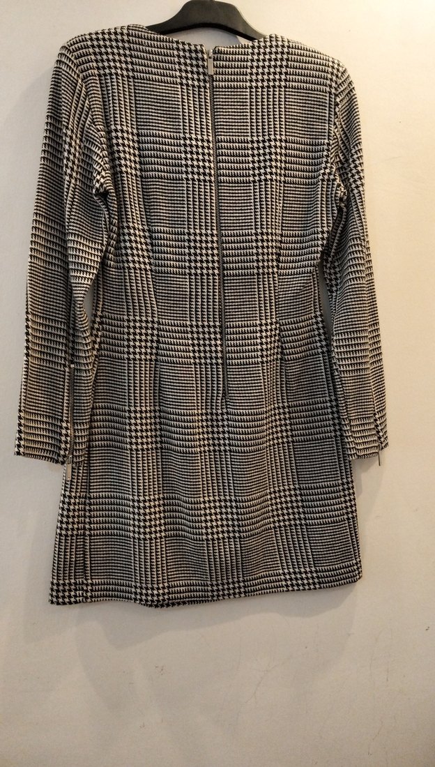 Kadın Ekose Kışlık Elbise - Görsel 5