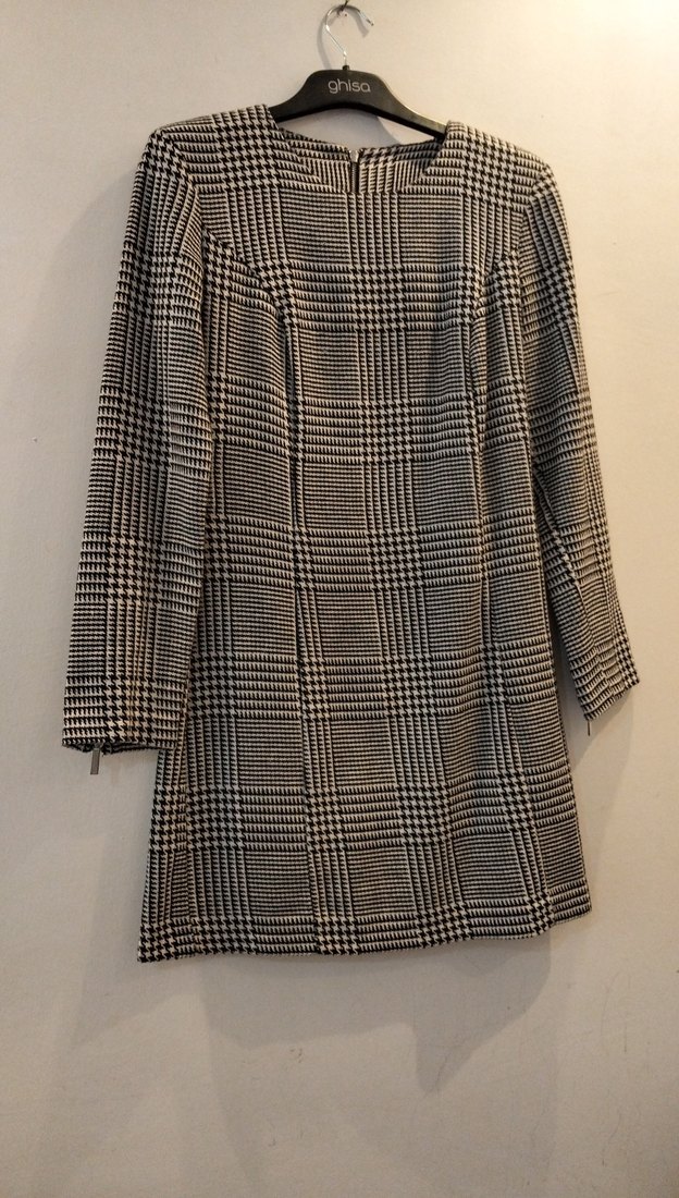 Kadın Ekose Kışlık Elbise - Görsel 2