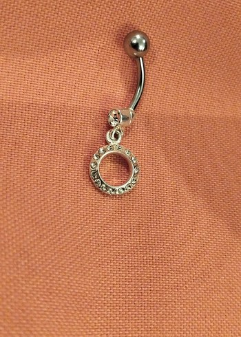 925 Ayar Gümüş Kadın Göbek Piercingi - Görsel 2