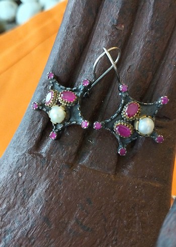 925 Ayar Gümüş Küpe - Görsel 2