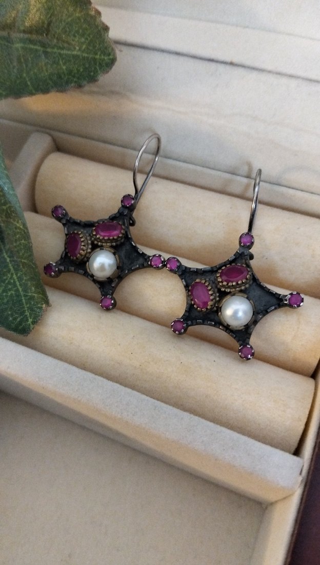 925 Ayar Gümüş Küpe - Görsel 3