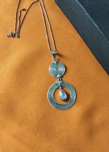 925 Ayar Gümüş Kolye - Görsel 4