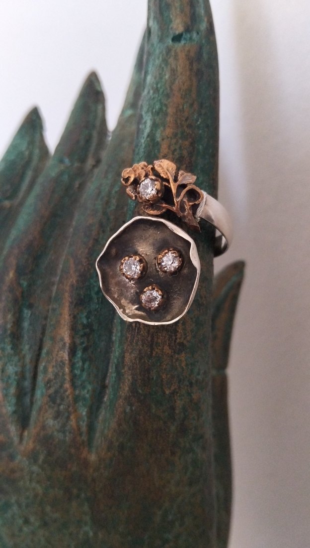 925 Ayar Gümüş Kadın Yüzük - Görsel 2