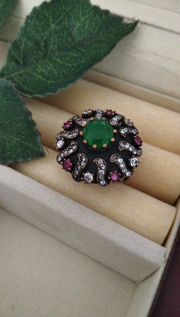 925 Ayar Gümüş Kadın Yüzük - Görsel 3