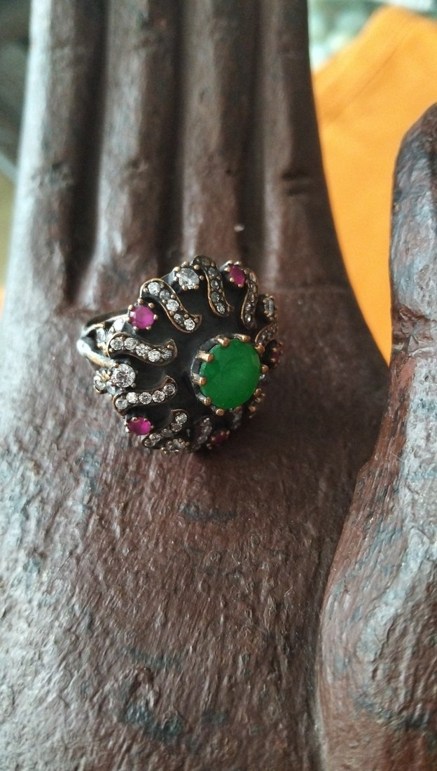 925 Ayar Gümüş Kadın Yüzük - Görsel 2