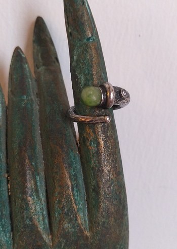 925 Ayar Gümüş Kadın Yüzük - Görsel 4