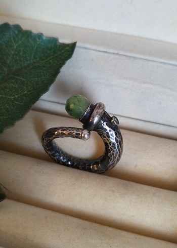 925 Ayar Gümüş Kadın Yüzük - Görsel 5