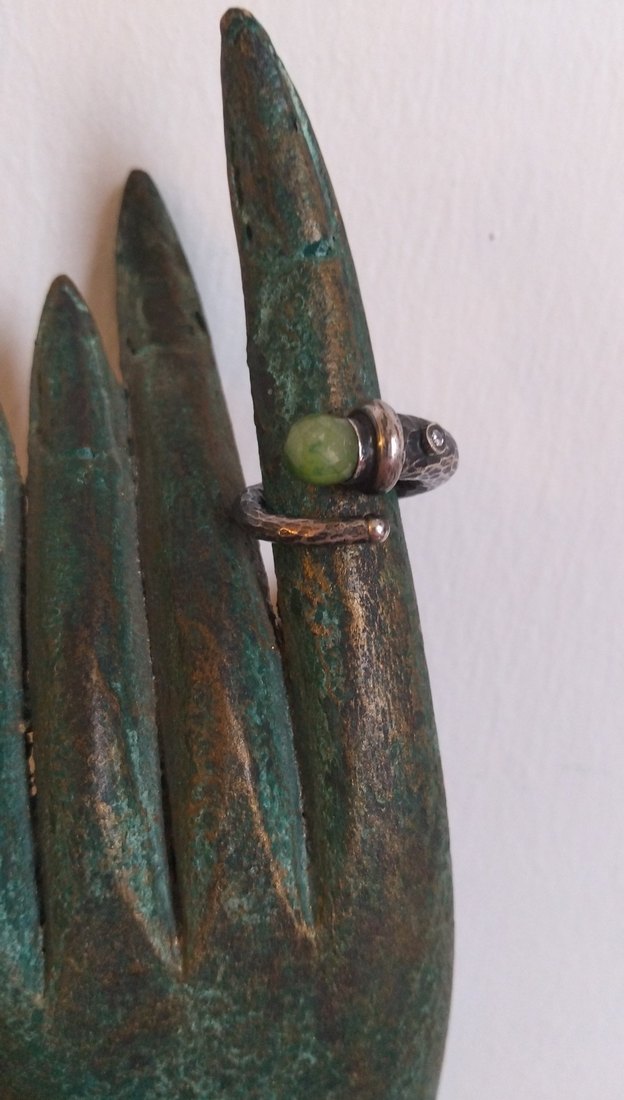 925 Ayar Gümüş Kadın Yüzük - Görsel 4