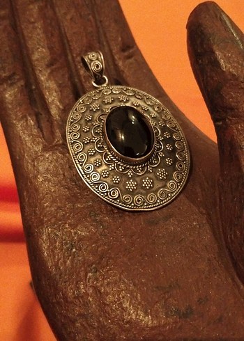 925 Ayar Gümüş Otantik Kolye Ucu - Görsel 2