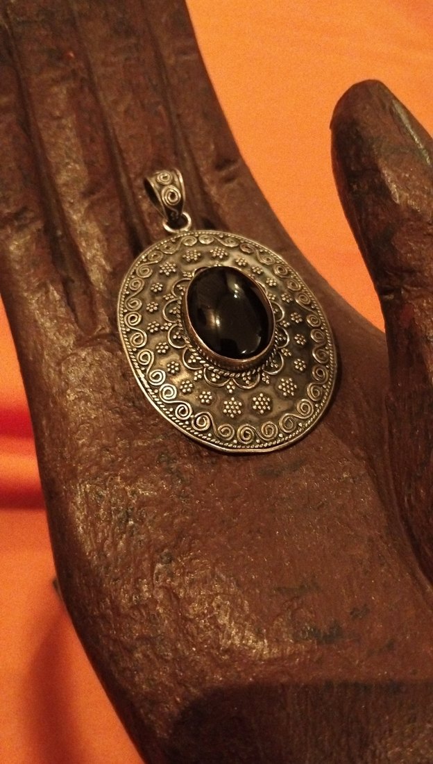 925 Ayar Gümüş Otantik Kolye Ucu - Görsel 2