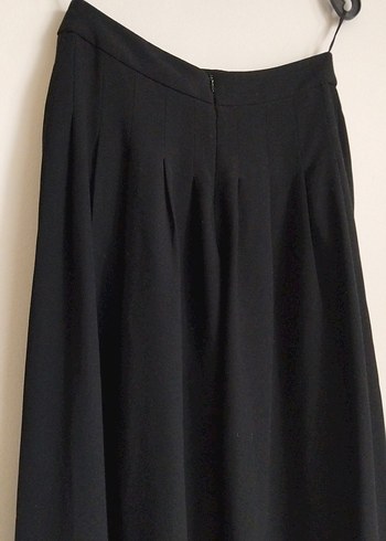 Adil Işık Siyah Pilili Kadın Kumaş Pantolon - Görsel 5