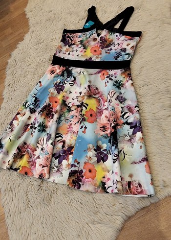 Sevenhill Çiçekli Midi Elbise - Görsel 3