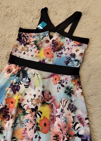 Sevenhill Çiçekli Midi Elbise - Görsel 4