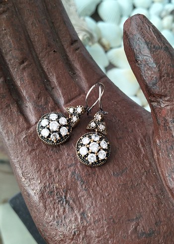 925 Ayar Gümüş Küpe - Görsel 3