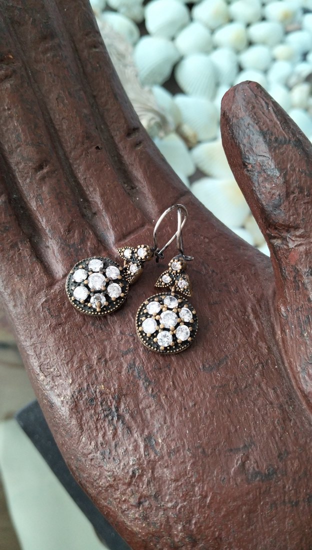 925 Ayar Gümüş Küpe - Görsel 3