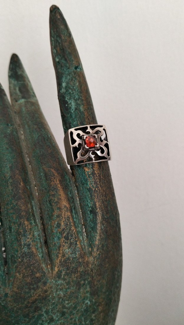 925 Ayar Gümüş Kadın Yüzük - Görsel 2