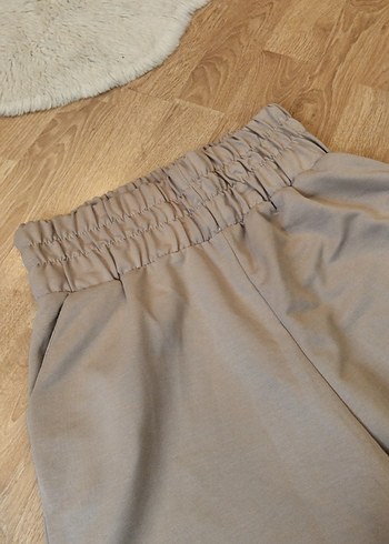 Bej Rahat Kesim Kadın Eşofman Altı Pantolon - Görsel 3