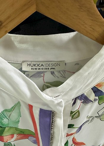 Zara Hukka Çiçek Desenli Uzun Kollu Kadın Gömlek