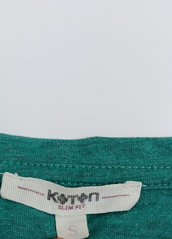 s Beden yeşil Renk Koton Erkek Desenli T-Shirt