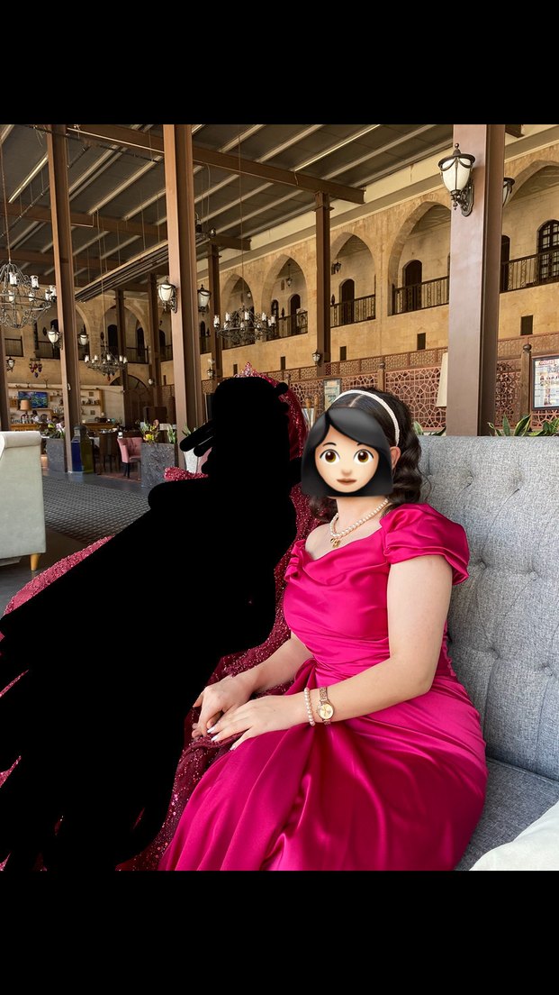 Pembe Drapeli Uzun Abiye Elbise - Görsel 3