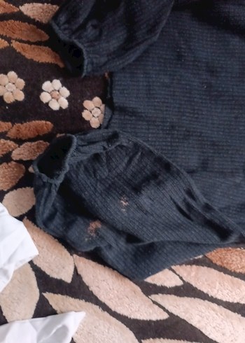 Zara Siyah Triko Kadın Sweatshirt