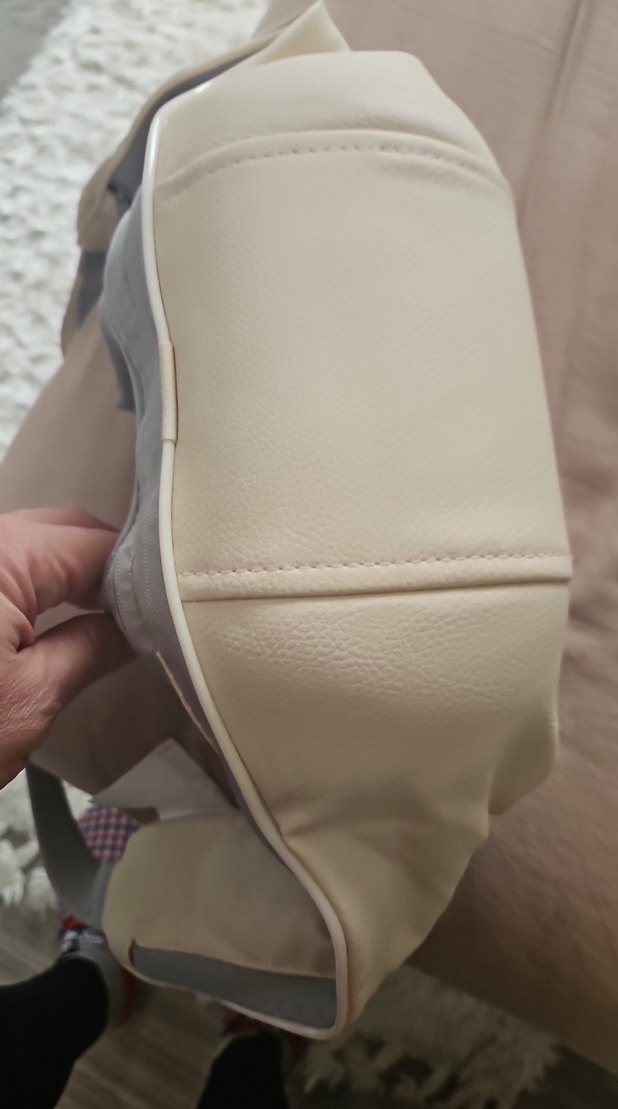 Bej ve Gri Bebek Taşıma Askısı - Görsel 2