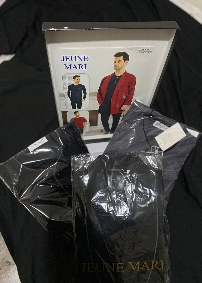 Jeune marı erkek 5 li pijama takımı - Görsel 2